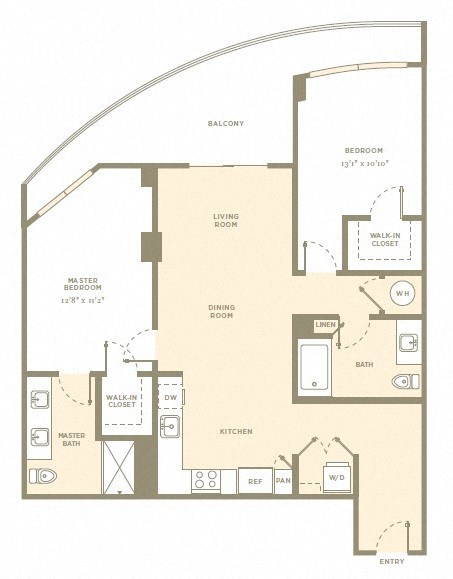 Floor Plan at Amaray Las Olas, 215 SE 8th Ave, FL