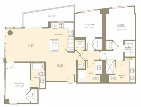 Floor Plan at Amaray Las Olas, 215 SE 8th Ave, FL