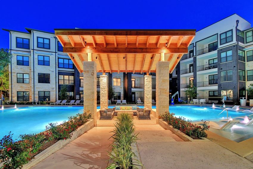 Poolside Lounge Area Poolside Lounge Area at Windsor Ridge, Austin, TX