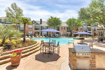 Outdoor Grilling Station at Legacy by Windsor, Plano, Texas