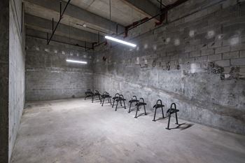 Bicycle Storage at Windsor Ludlam Trail, an apartment complex in Miami, FL.