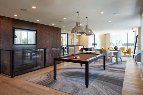 Billiards Table at Windsor Marina Bay, Massachusetts, 02171
