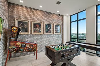 Game Room at Windsor Ludlam Trail, an apartment complex in Miami, FL.