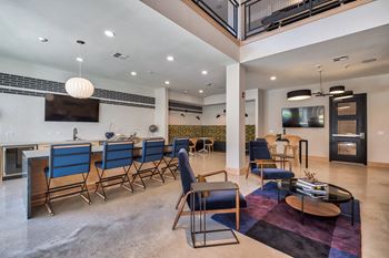 Clubhouse common room at Windsor Burnet, TX, 78758