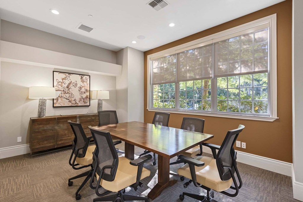 Community Work Space at The Estates at Cougar Mountain, Issaquah, Washington