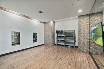 Fitness Center and Studio at Windsor Ludlam Trail, an apartment complex in Miami, FL.
