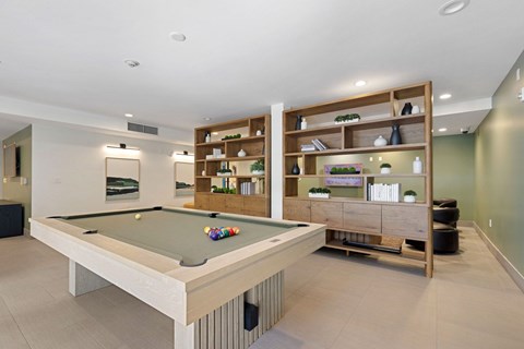 Resident Game Room at Windsor Ballard, 5555 14th Avenue NW, Seattle, WA 98107