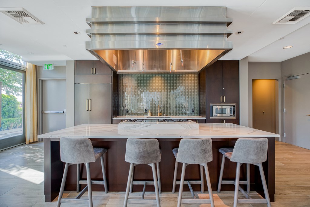 gourmet kitchen Exhibition Kitchen at The Bravern by Windsor