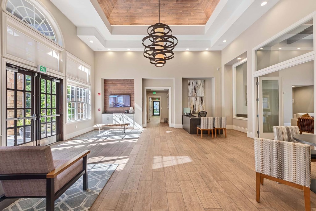 Lounge at The Estates at Cougar Mountain, Issaquah, Washington