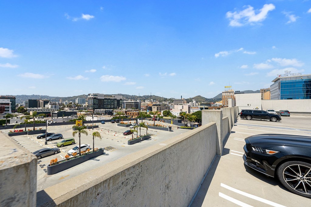 Parking at Sunset and Vine, Los Angeles, California