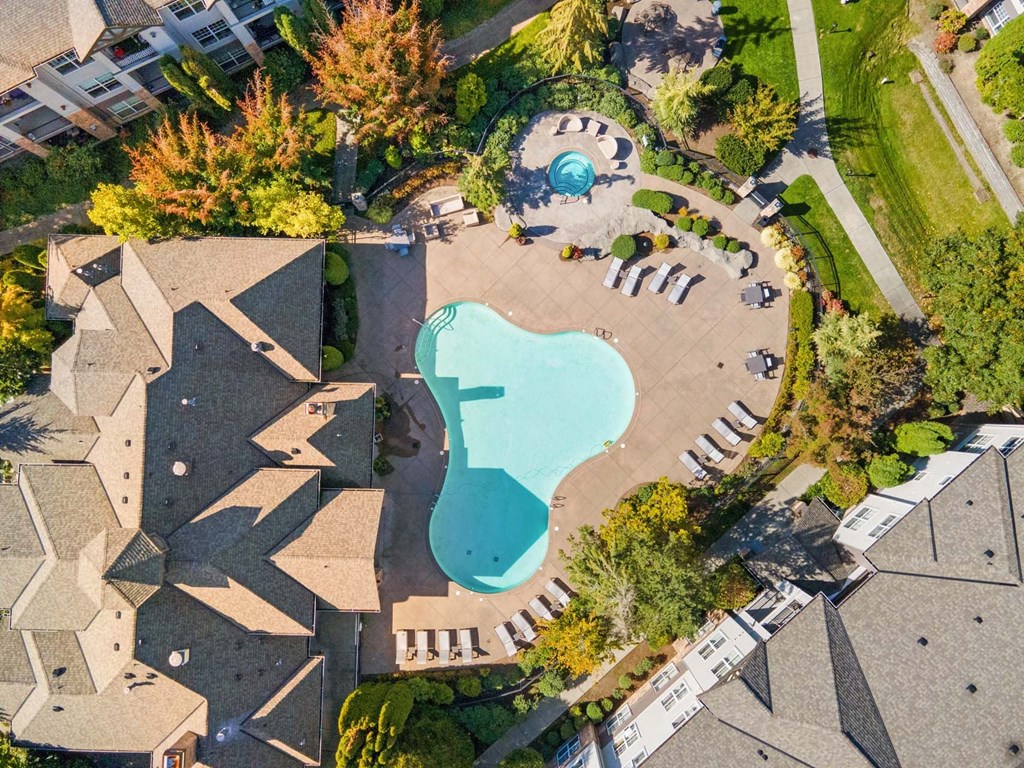Pool at The Estates at Cougar Mountain, Issaquah, Washington