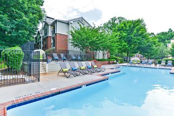 our apartments showcase a swimming pool