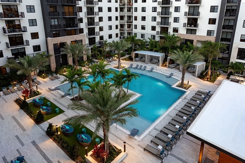 Aerial View Of Pool at Centrico by Windsor, Doral, Florida - Photo Gallery 1