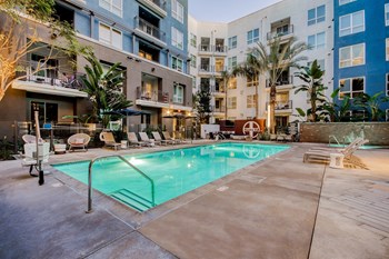 Resort Style Pool Resort Style Pool at Malden Station by Windsor, California, 92832 - Photo Gallery 3
