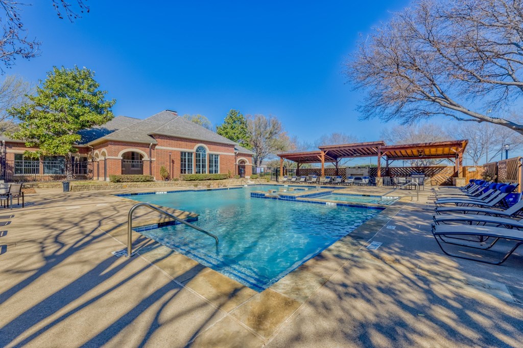 Resort Style Pool Resort style pool at Windsor Westbridge, Carrollton, TX
