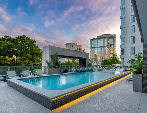 Resort-style pool at Windsor Courthouse, Washington, DC