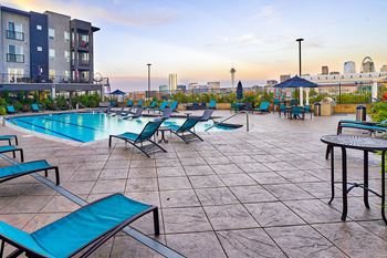 Resort style heated swimming pool and spa