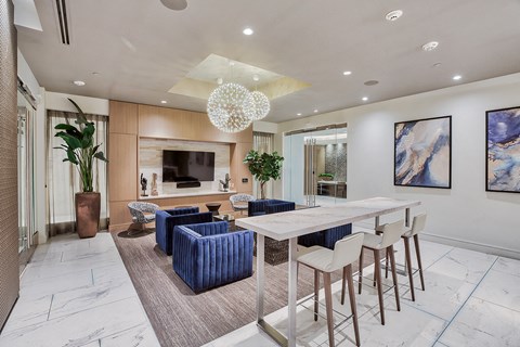 Resident Lounge at Olympic by Windsor, 936 S. Olive St, CA