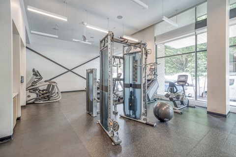 Fitness center  at Windsor Buckman, Portland, Oregon