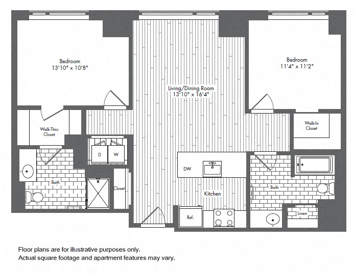 Waterside Place By Windsor 1 2 3 Bedroom Apartments