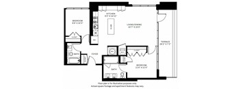 B1 Floor Plan at 7770 Norfolk, Bethesda, 20814