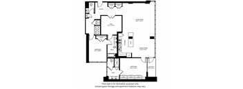 B12 Floor Plan at 7770 Norfolk, Maryland