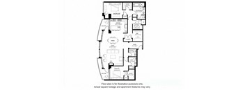 B22 North(1) floor plan at The Bravern, 688 110th Ave NE, 98004