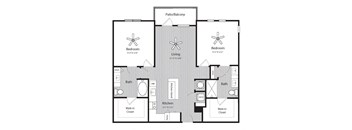 Floor plan at Windsor 335, 335 N. State Road 7, Plantation
