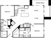 2 Bedroom 2 Bathroom Floor Plan 2 Bedroom 2 Bathroom Floor Plan at The Encore by Windsor, Atlanta, Georgia