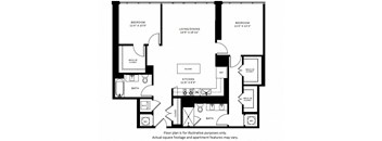 B6 Floor Plan at 7770 Norfolk, Maryland, 20814