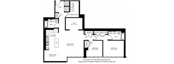 B8 Floor Plan at 7770 Norfolk, Bethesda