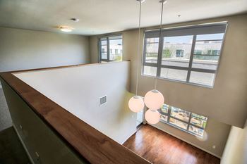 Faux Wood Grain Flooring At 5550 Wilshire at Miracle Mile by Windsor, Los Angeles, CA