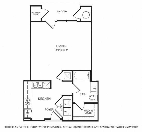 Belle Claire floor plan at The Manhattan Tower and Lofts, Denver, Colorado