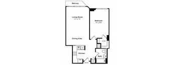 Belmont floor plan at Windsor at Mariners, 100 Tower Dr., Edgewater