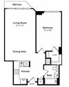 Belmont floor plan Belmont floor plan at Windsor at Mariners, 100 Tower Dr., Edgewater