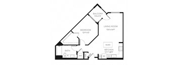 Floor Plan at Blu Harbor by Windsor, Redwood City, CA
