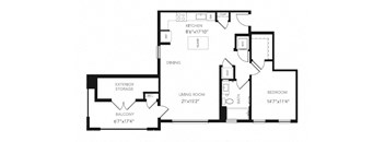 Floor Plan at Blu Harbor by Windsor, Redwood City, CA