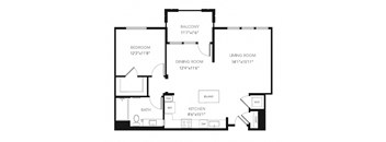 Floor Plan at Blu Harbor by Windsor, Redwood City, CA