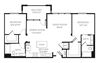 Floor Plan at Blu Harbor by Windsor, Redwood City, CA