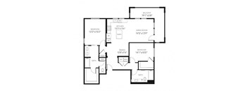 Floor Plan at Blu Harbor by Windsor, Redwood City, CA