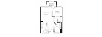 Floor Plan at Blu Harbor by Windsor, Redwood City, CA