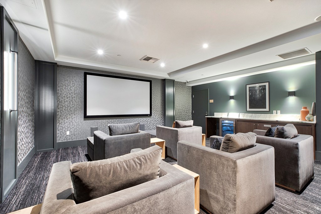 Private Movie Theater Private Movie Theater at The Bravern, Bellevue, Washington