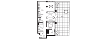 A20 North NEWb floor plan at The Bravern, Washington, 98004