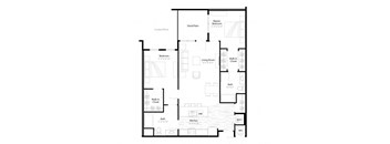 Corona Floorplan at Broadway Station by Windsor