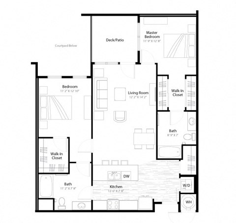 Corona Floorplan at Broadway Station by Windsor