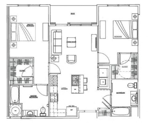 Franklin Floorplan at Broadway Station by Windsor
