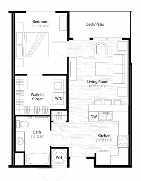 Ogden Floorplan at Broadway Station by Windsor