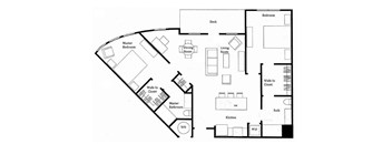 University Floorplan at Broadway Station by Windsor