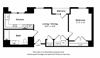 Brooklyn floor plan Brooklyn floor plan at The Manhattan Tower and Lofts, CO, 80202
