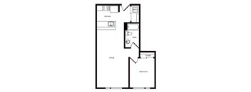 A06 Floorplan at Windsor Buckman, Portland